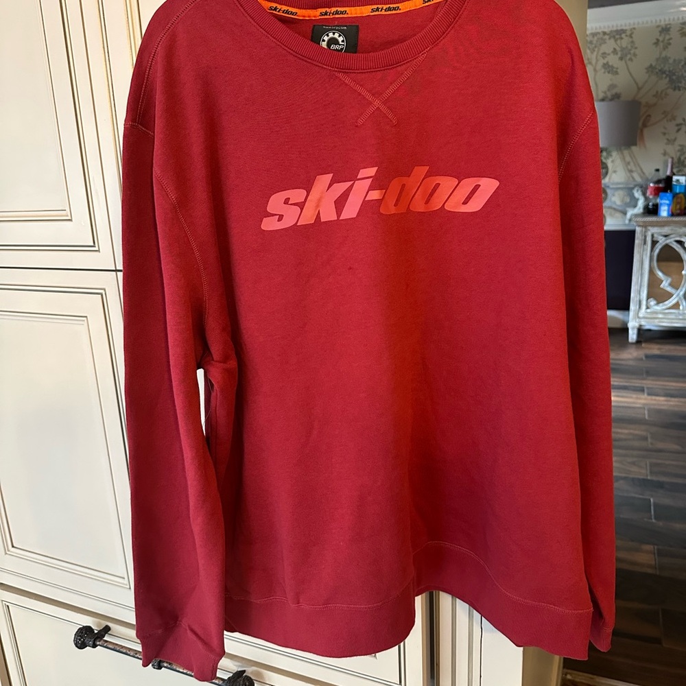 Men's Red Crewneck Sweater